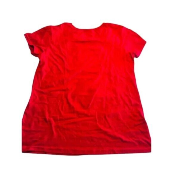 Disney Womens Red Mickey Mouse Graphic Tee Large - Picture 7 of 7